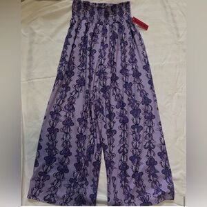 Crown Flower Flowy Pants